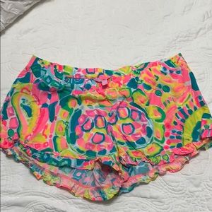 Lilly Pulitzer ruffle shorts